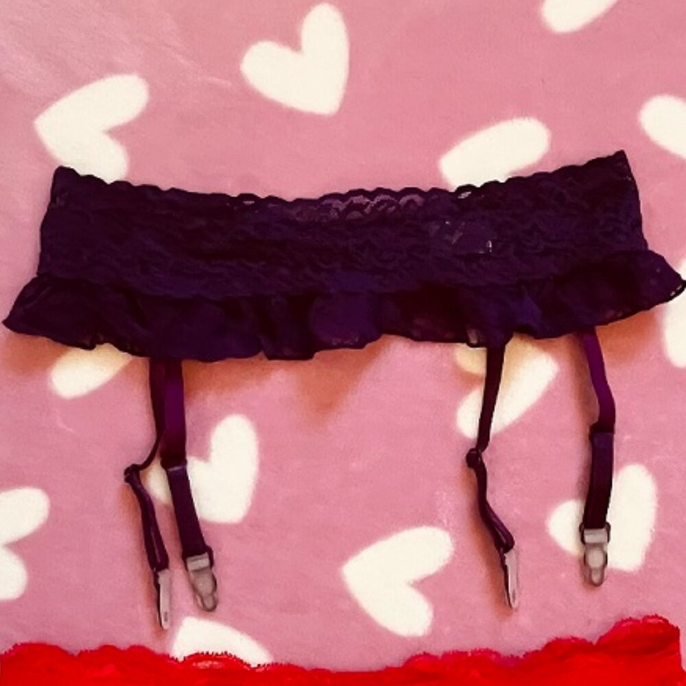 set of 4 Victoria's Secret lace garter belts size XS - Picture 3 of 12
